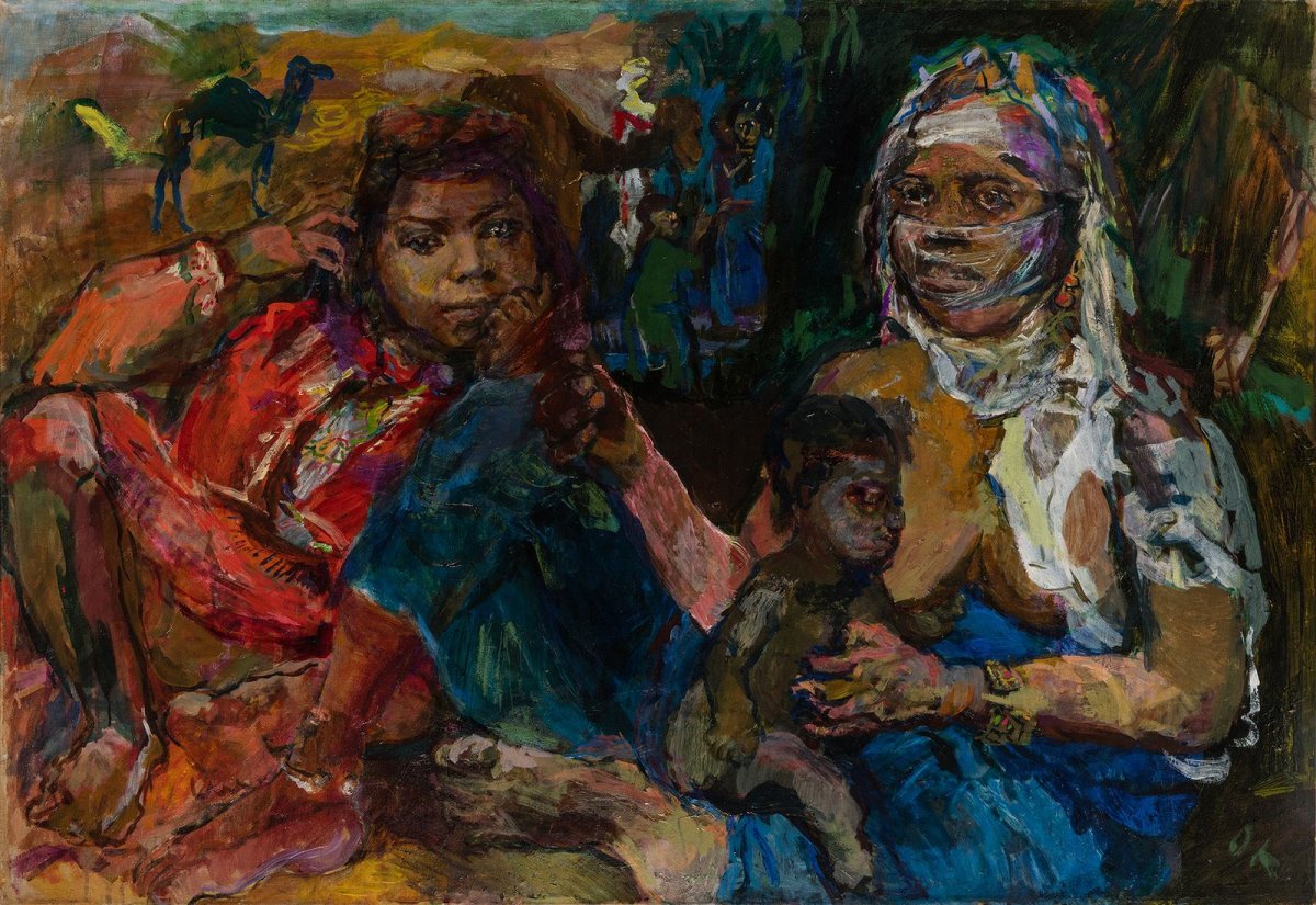 Femmes arabes avec enfant, 1929