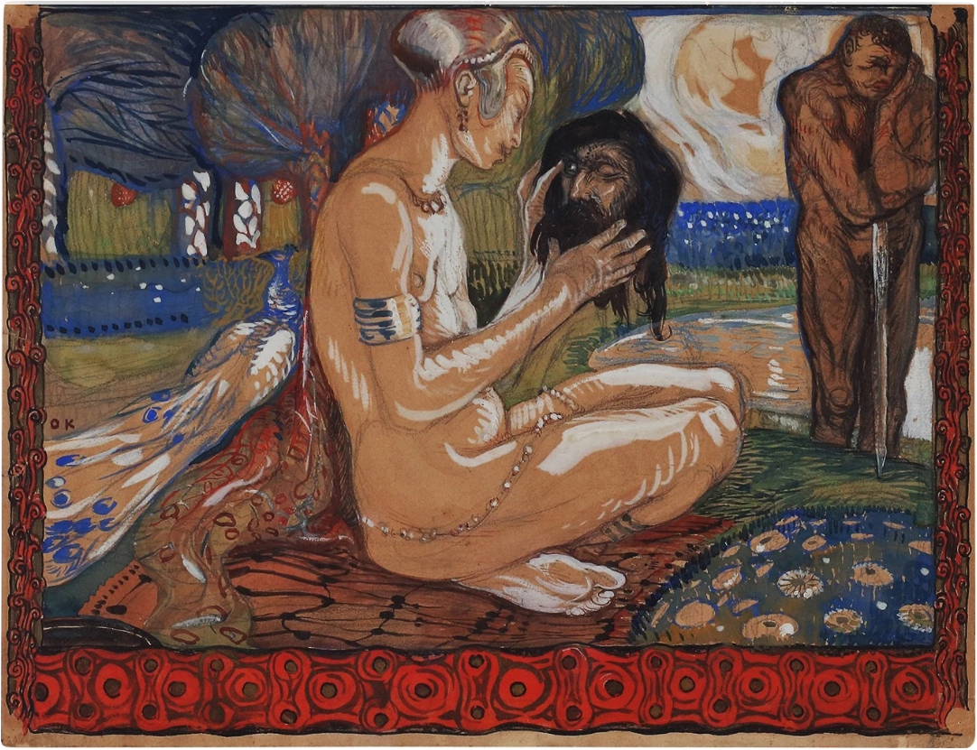 Salomé et la tête de Jean, exécuté en 1906