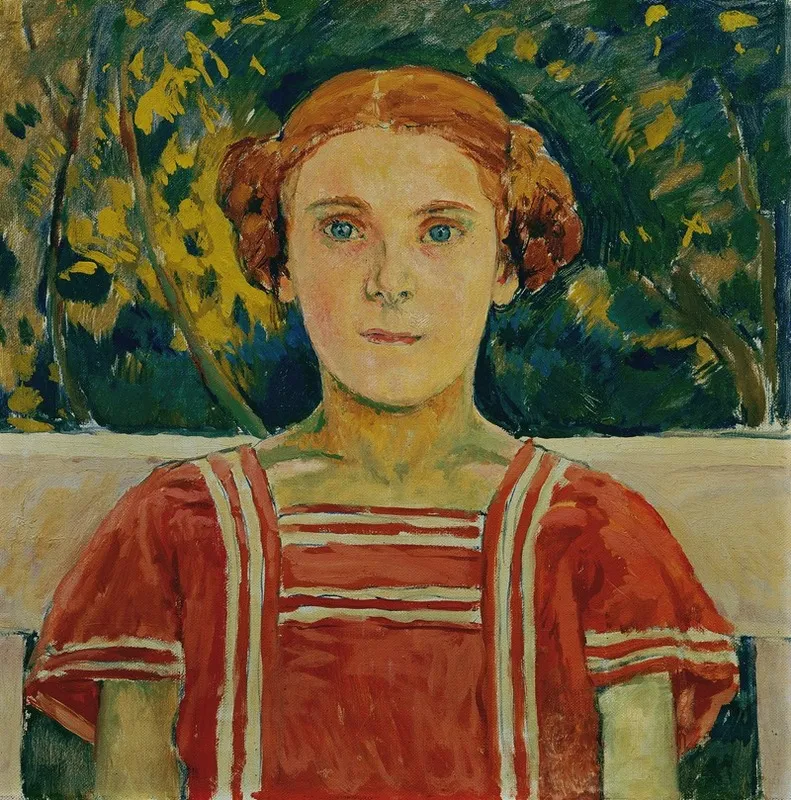 Elisabeth Steindl, nièce de l'artiste (1910)