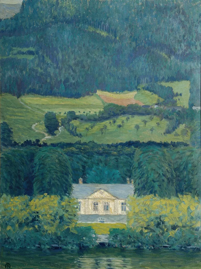 Maison de campagne au bord de l'eau (1908)