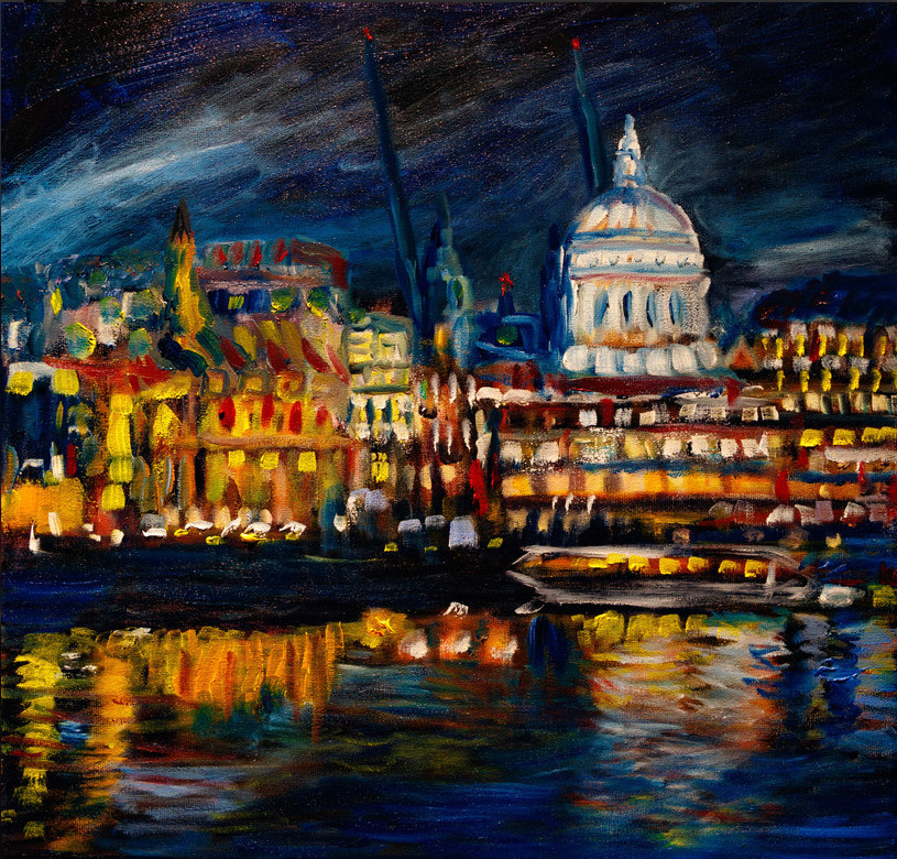 Night of St. Paul's Cathedral & Thames - Réf. CS0322