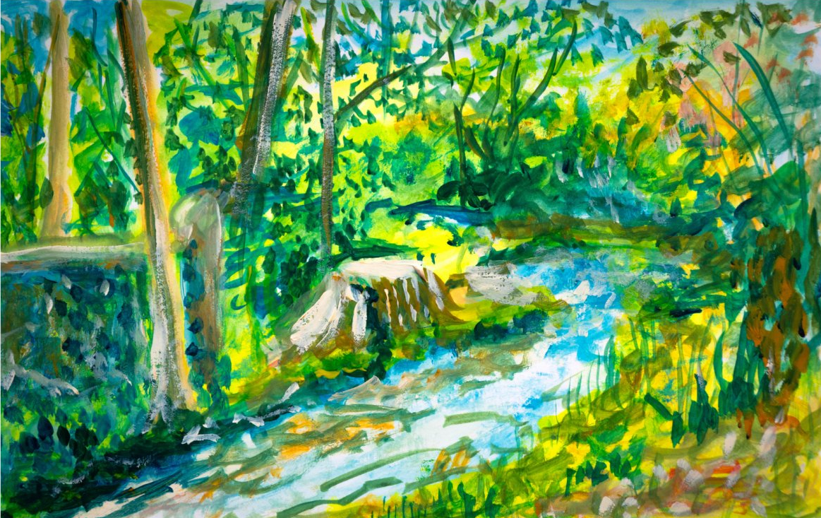 La vieille souche et la ruine Château de Landshut - 20 mai 2024 - réf. CS4024