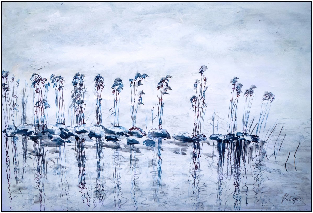 Jour blanc au bord de l'eau - réf. CS8124