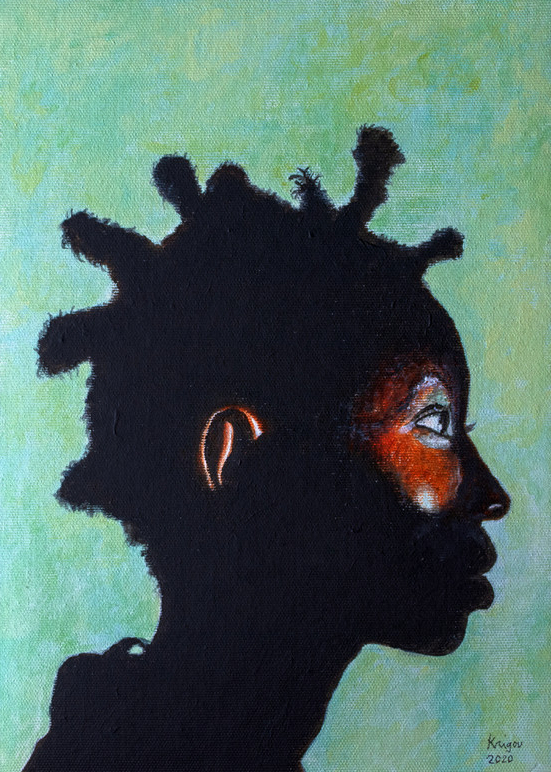 Black Magic Woman I - Réf. CS3620 Réf. CS3620 - Acrylique 25 x 35