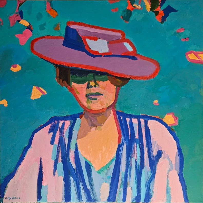 La dame au chapeau