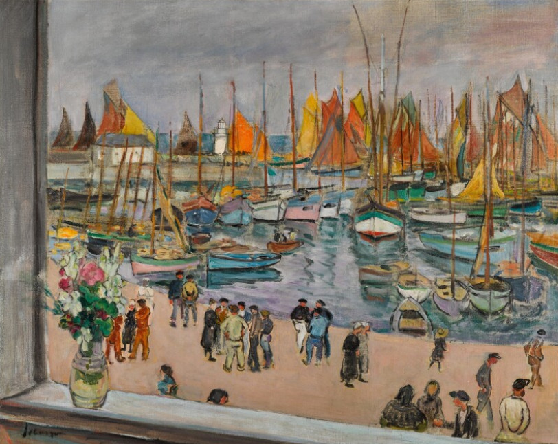 L’Île d’Yeu, fenêtre ouverte sur le port (1919)