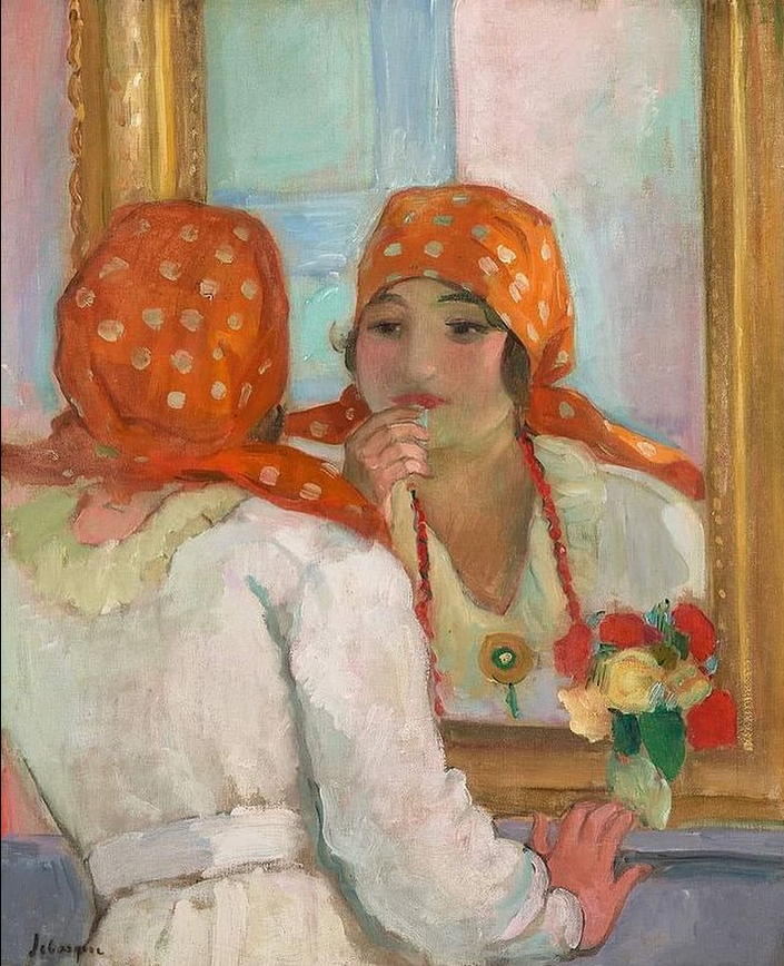 Devant le miroir à l’Ile d'Yeu,1919