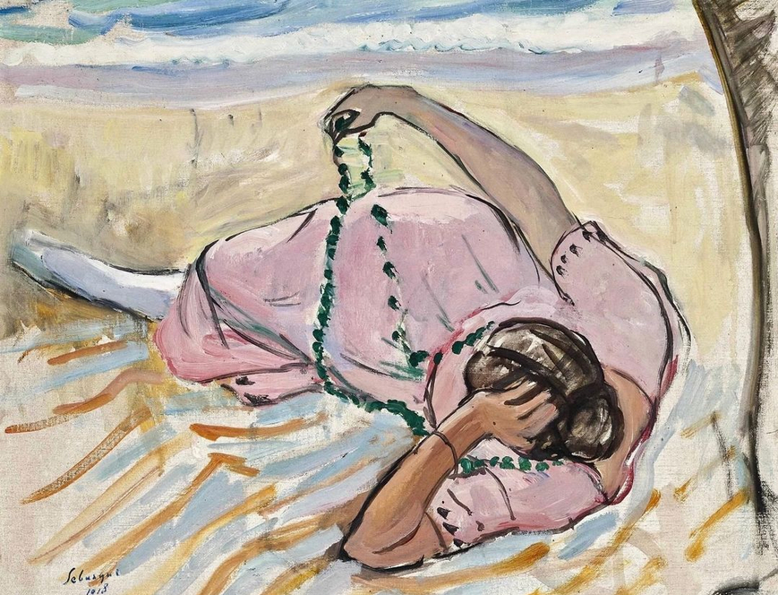 Femme allongée, 1937