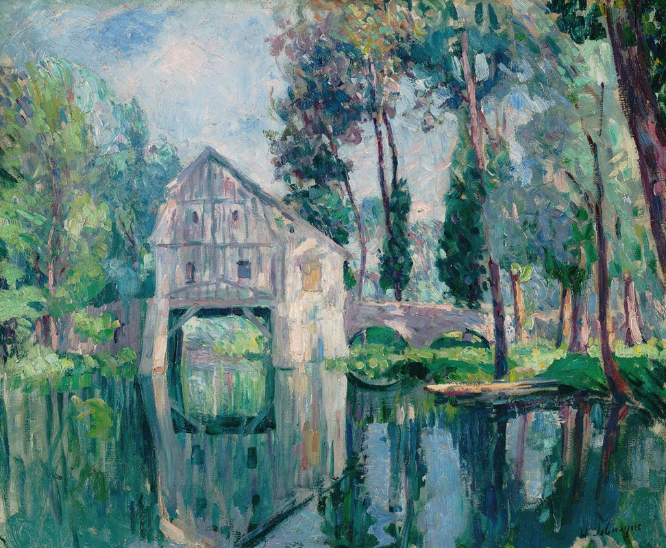 Le moulin (vers 1907)