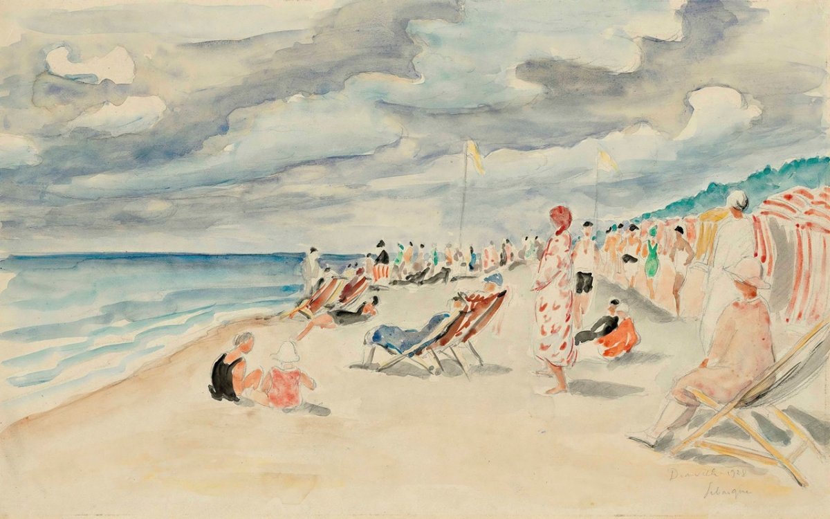 La plage de Deauville (1928)