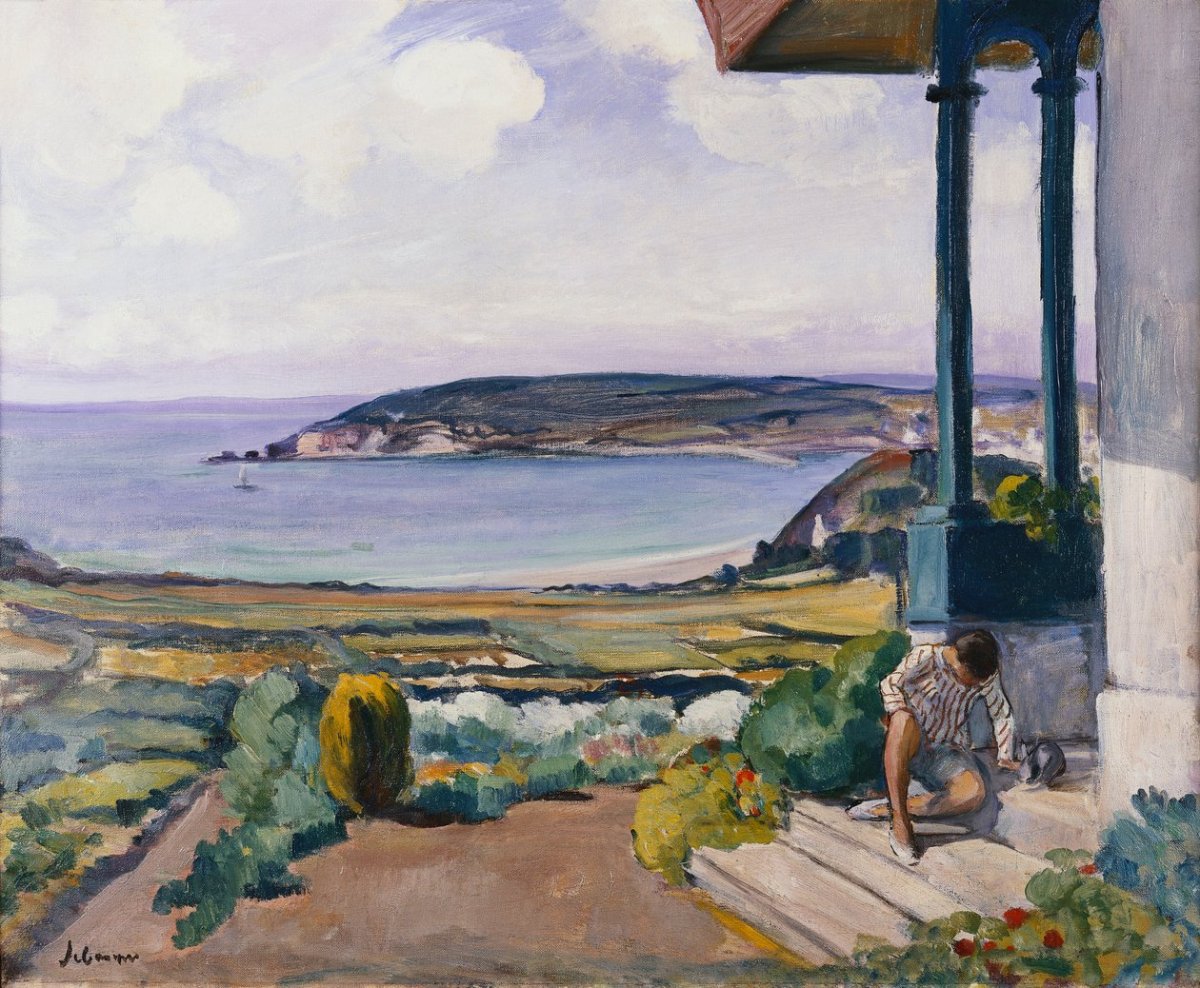 Le Jardin sur la baie à Morgat, 1924