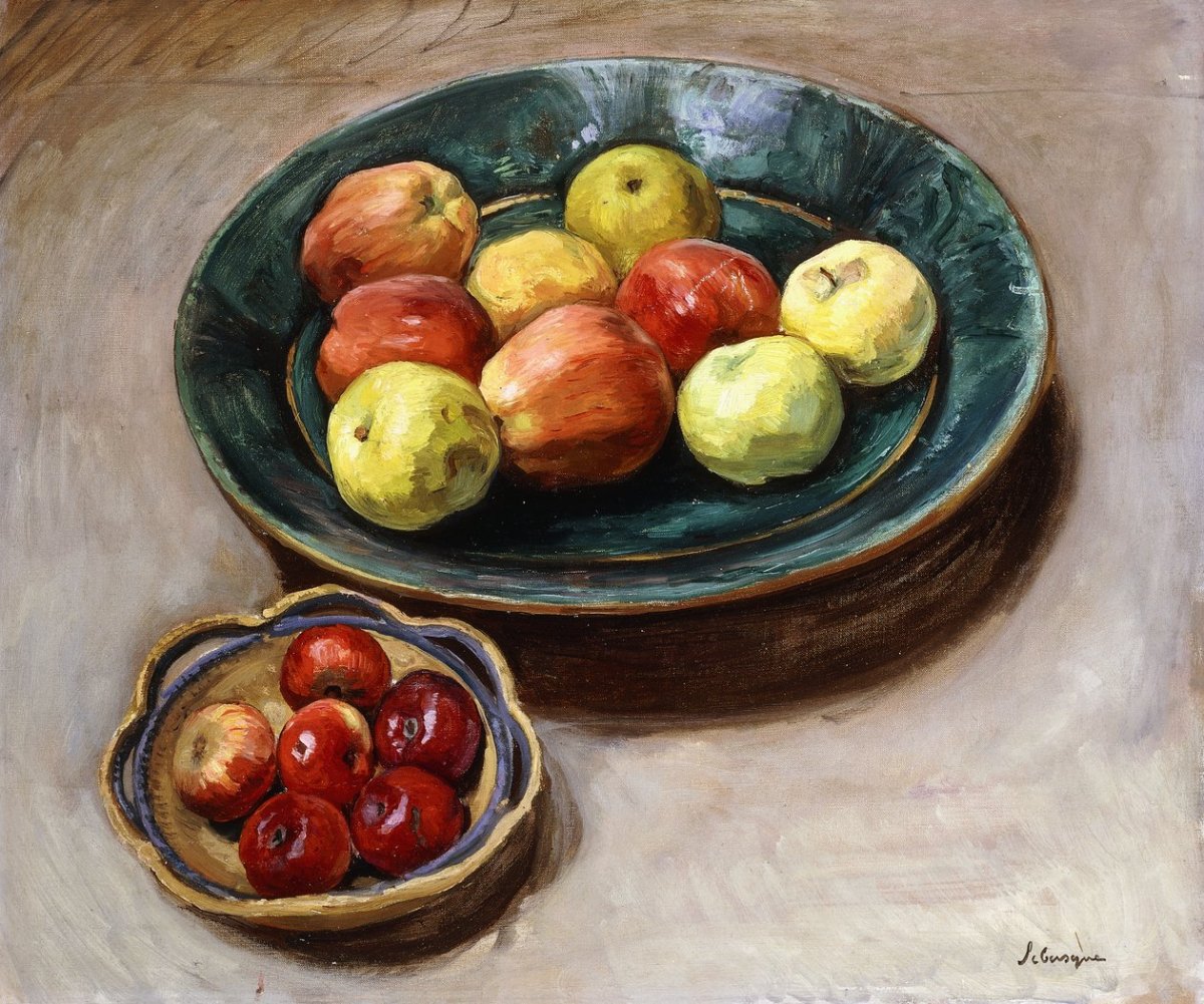 Nature morte aux pommes, environ 1926