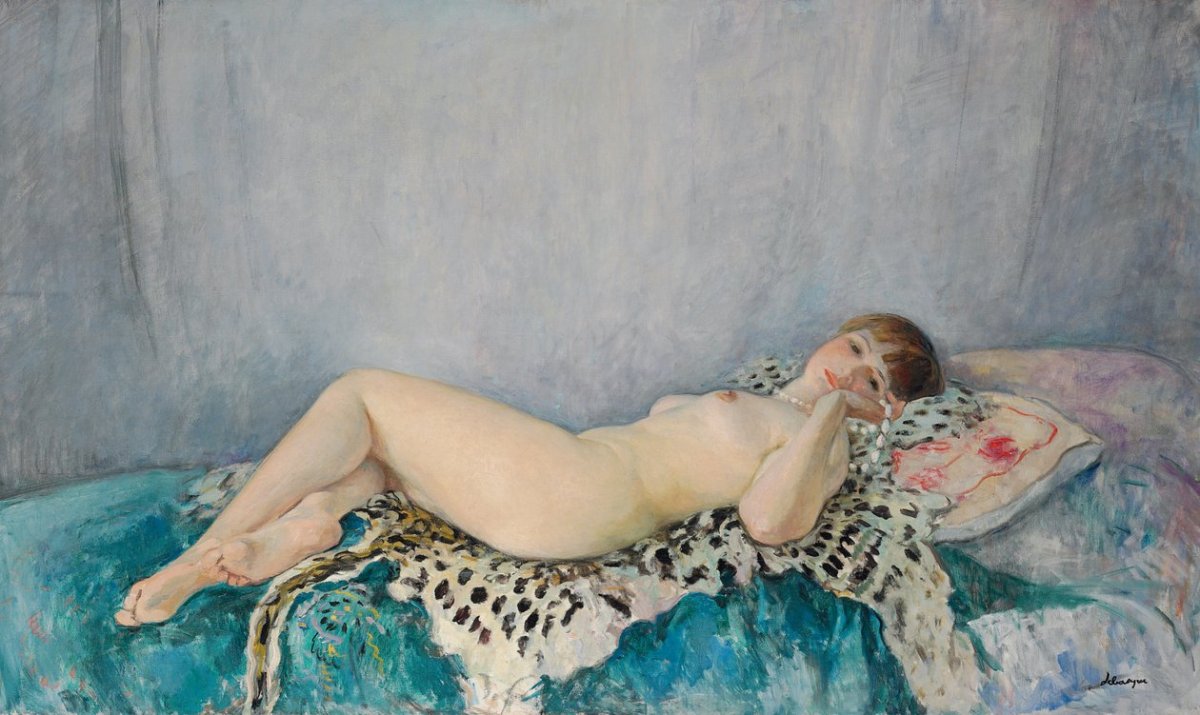 Nue sur peau de léopard, Le Cannet, 1926 