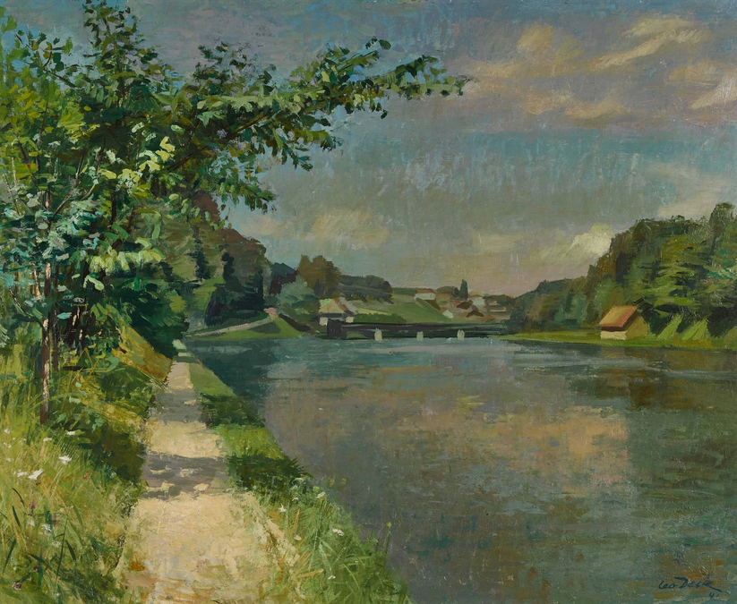 Au bord de l'Aar, 1941 
