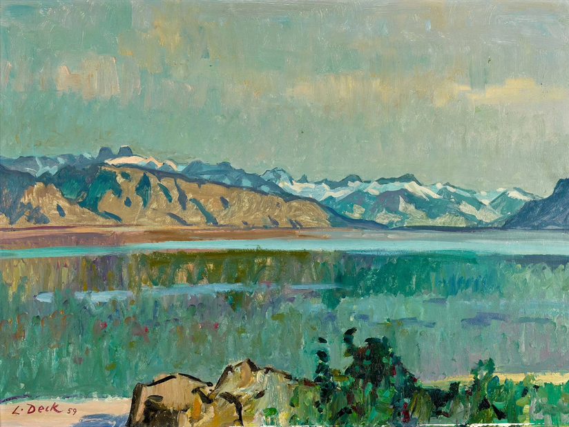 Au bord du lac de Brienz, 1959 