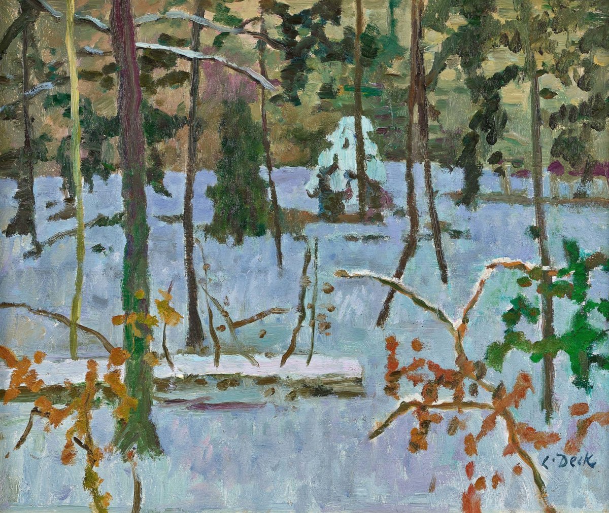 Forêt d'hiver (forêt de Bremgarten) 