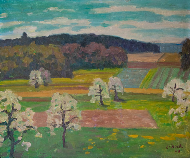 Paysage printanier - Frühlingslandschaft - 1977