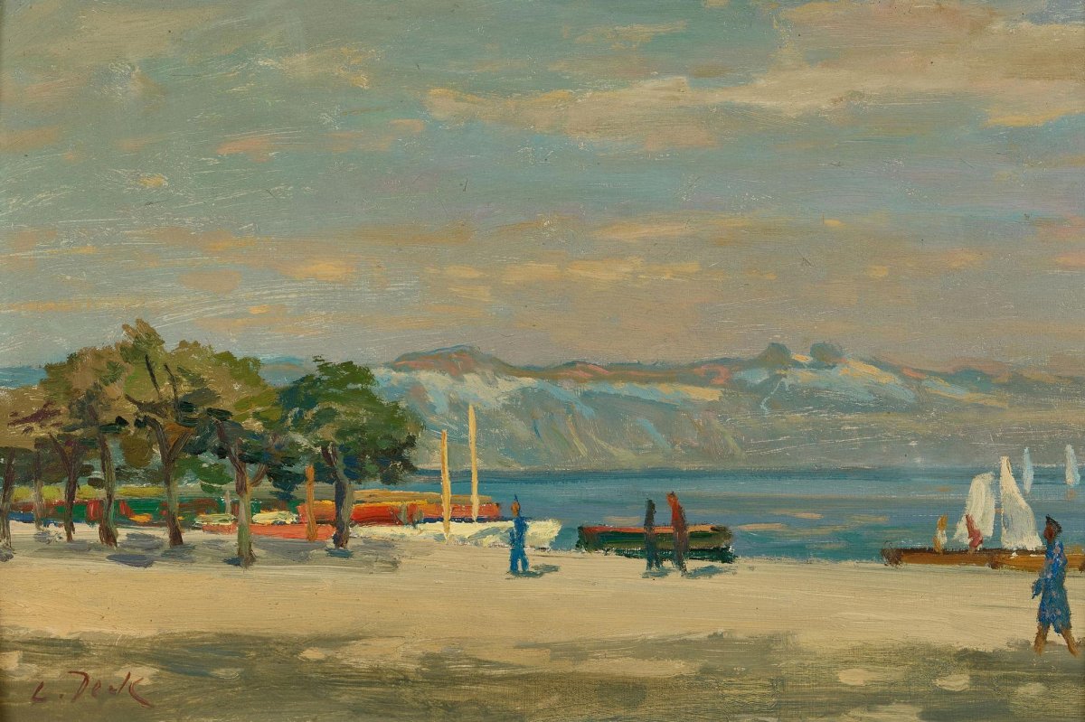 Promenade estivale au bord du lac