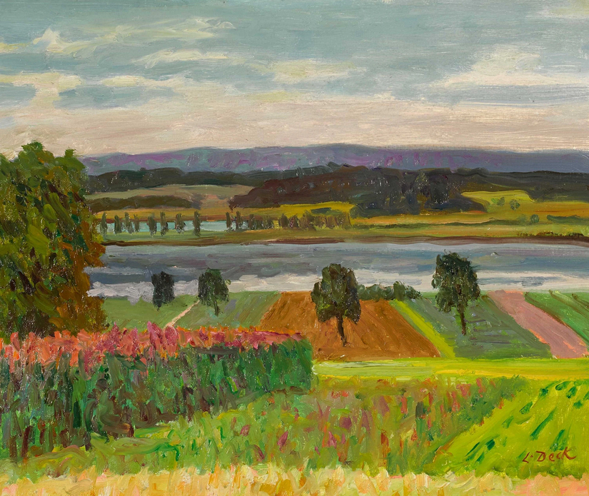 Tägerwilen - Lac inférieur avec l'île de Reichenau