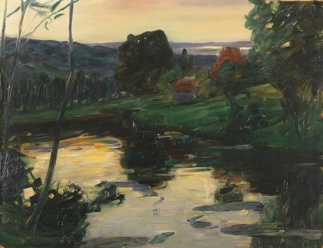 Paysage aux lacs de Pâques (1905)