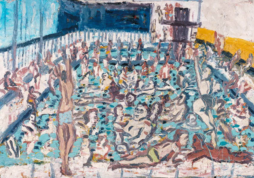 Piscine pour enfants, après-midi d'automne, 1971