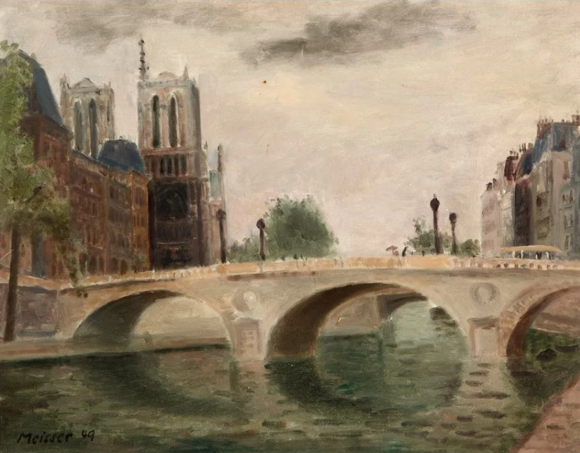 Ambiance de pluie à Paris, 1949