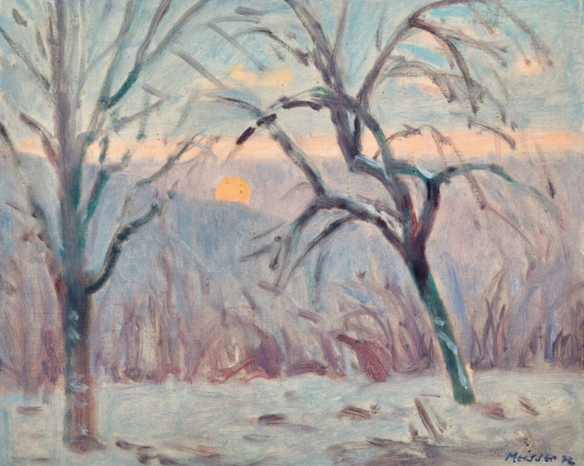 Soirée d'hiver, 1972