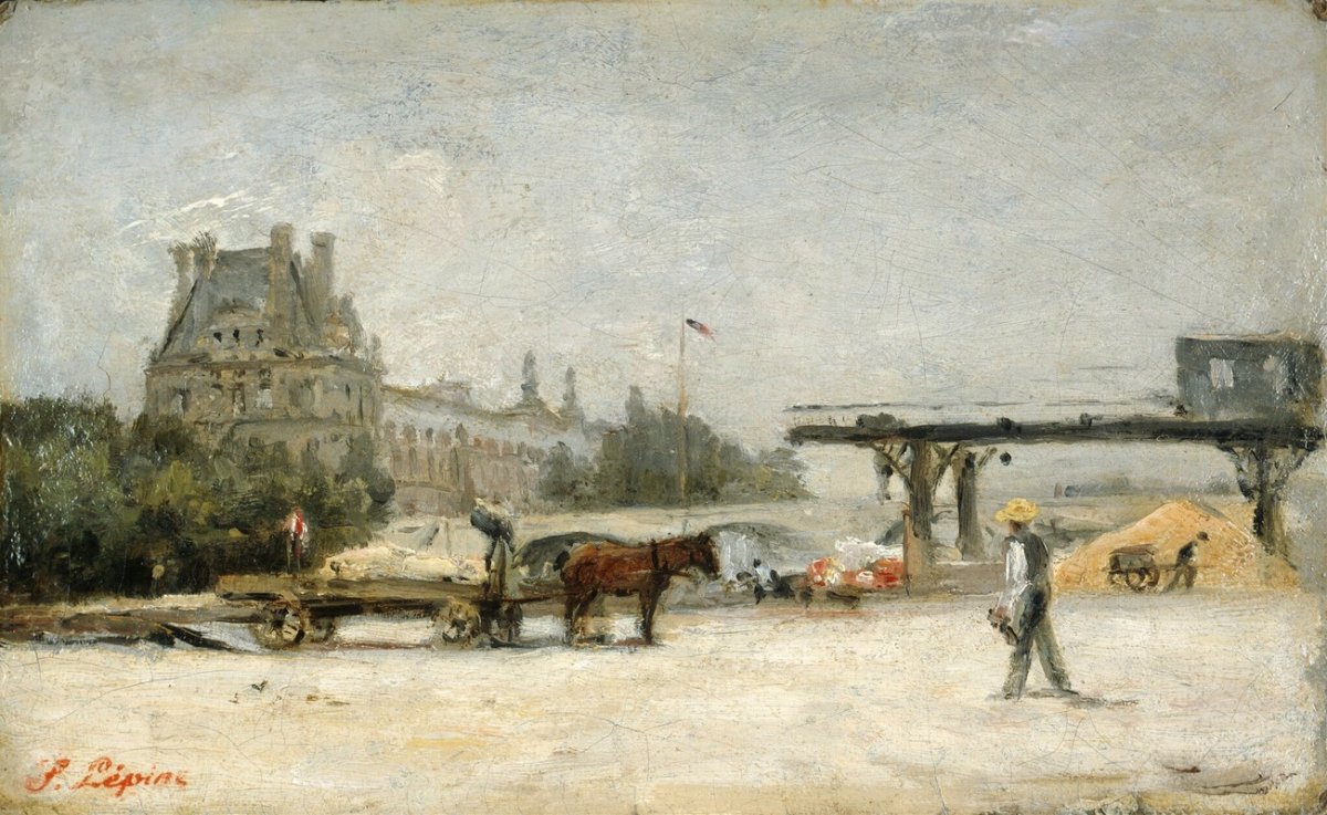 Vue sur le musée du Louvre