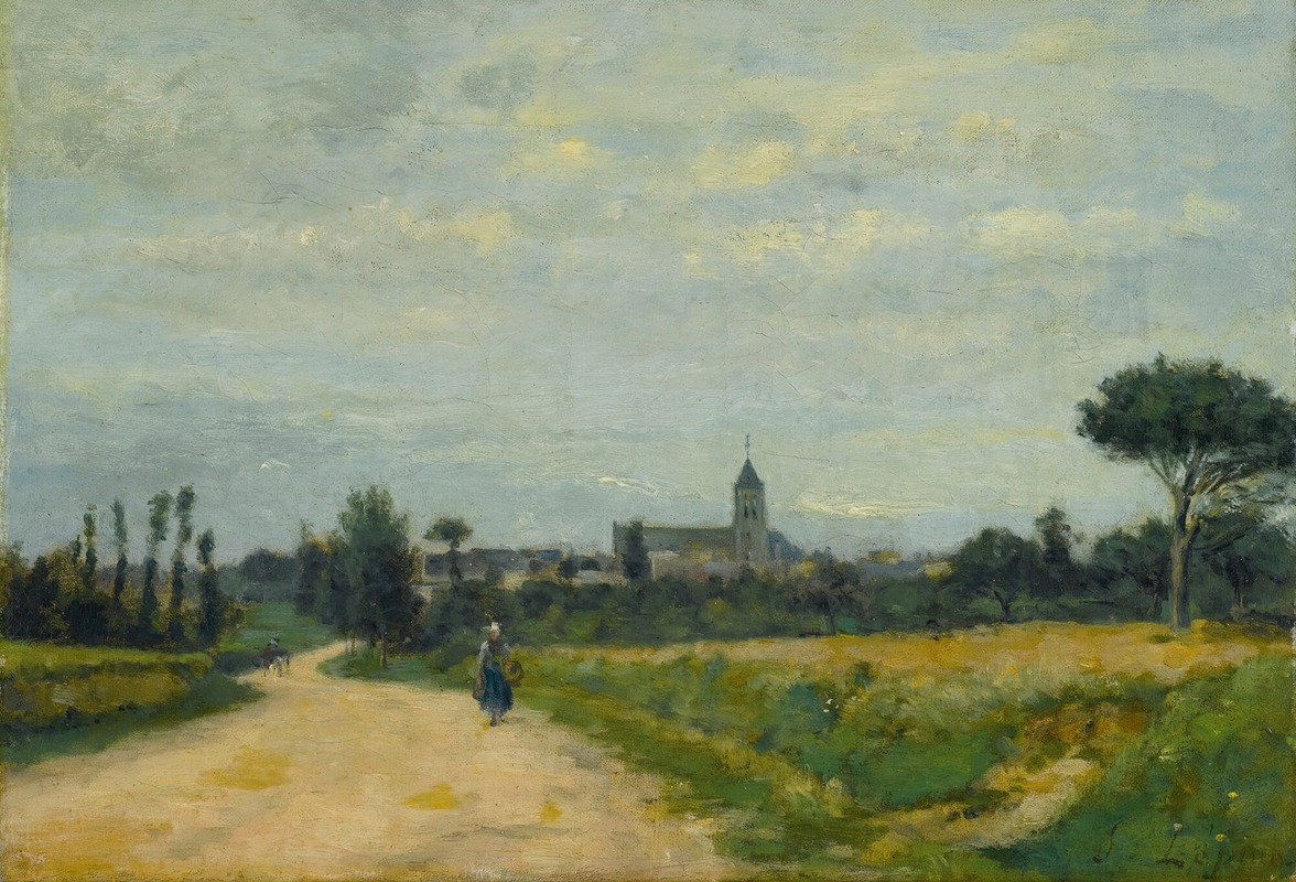 Le village d'Ouistreham (vers 1875-80)