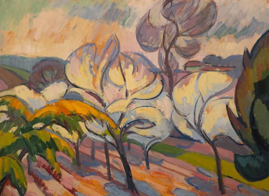  Arbres en fleurs, 1908