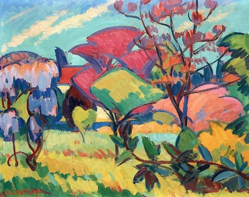 Magnolia, 1909 - Huile sur panneau, 60×73 cm