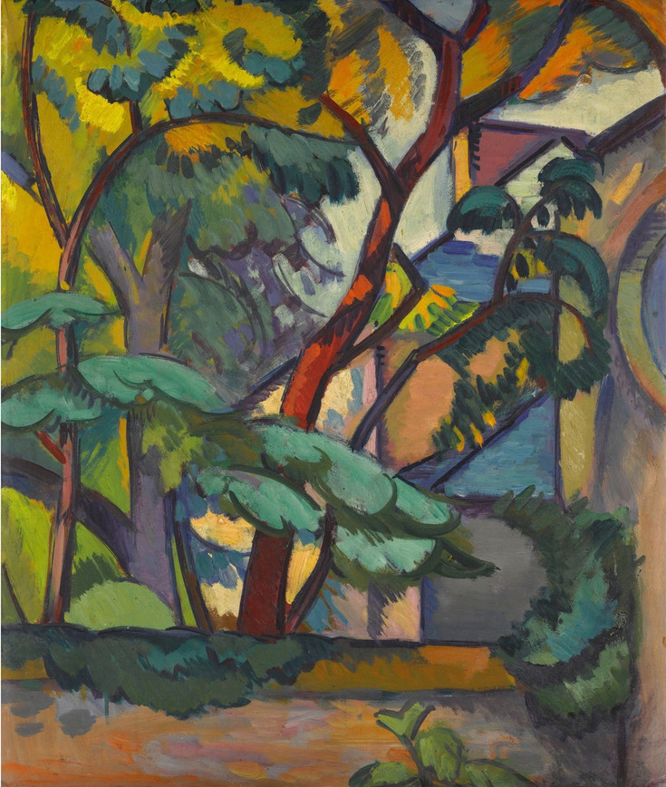 Forêt ou paysage fauve