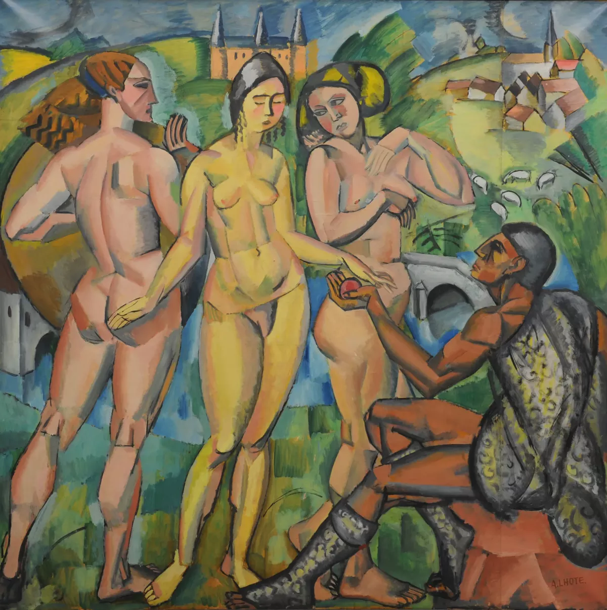 Le Jugement de Paris, 1912, Huile sur toile, 180 x 180 cm