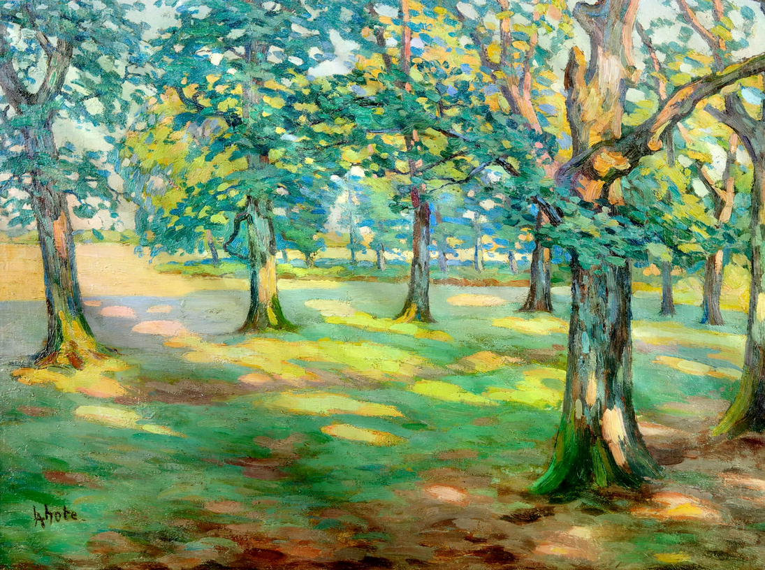 Les grands chênes, 1906 