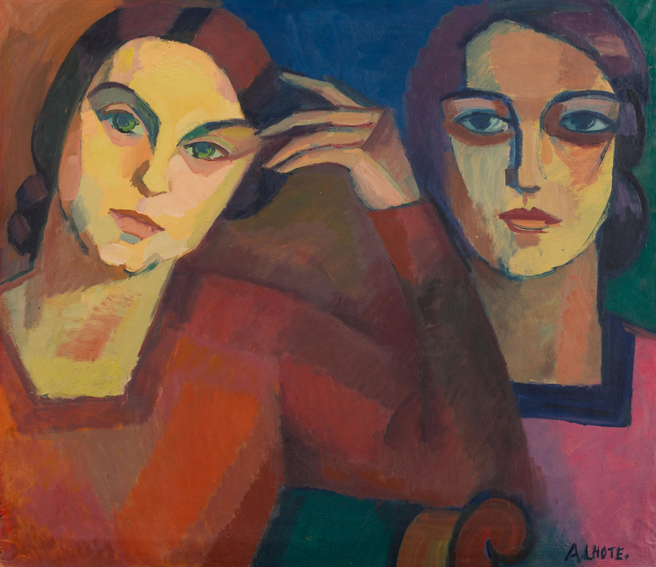 Portrait de ma femme (double portrait de sa femme Marguerite Hayet l'année de leur mariage, circa 1909) 