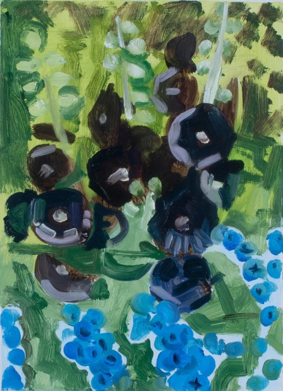 Fleurs dans un gobelet, 1990