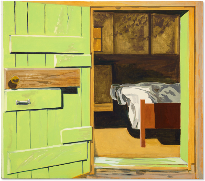 La porte verte et le lit, 1994