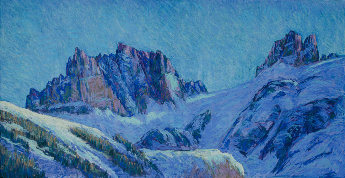 Gross - und Kleinspannort, pastel, 2014