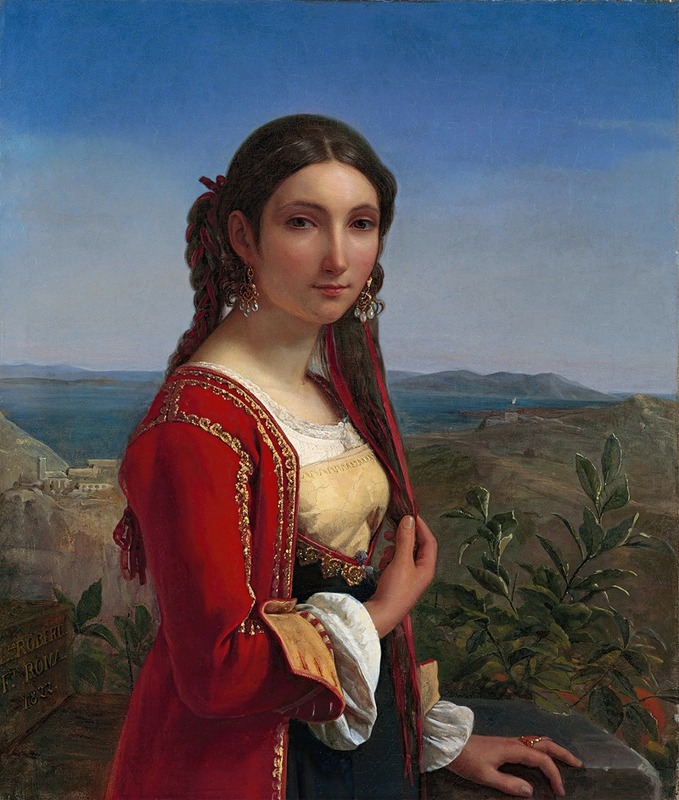 Portrait d'une jeune fille de Retuna (1822)