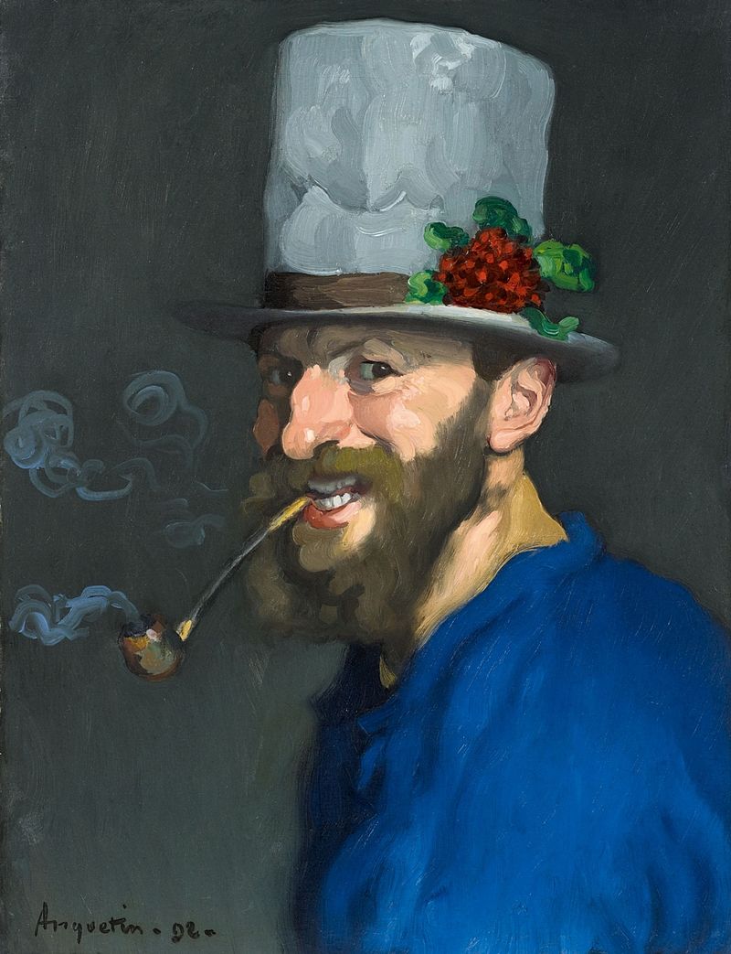 Autoportrait à la pipe, 1892