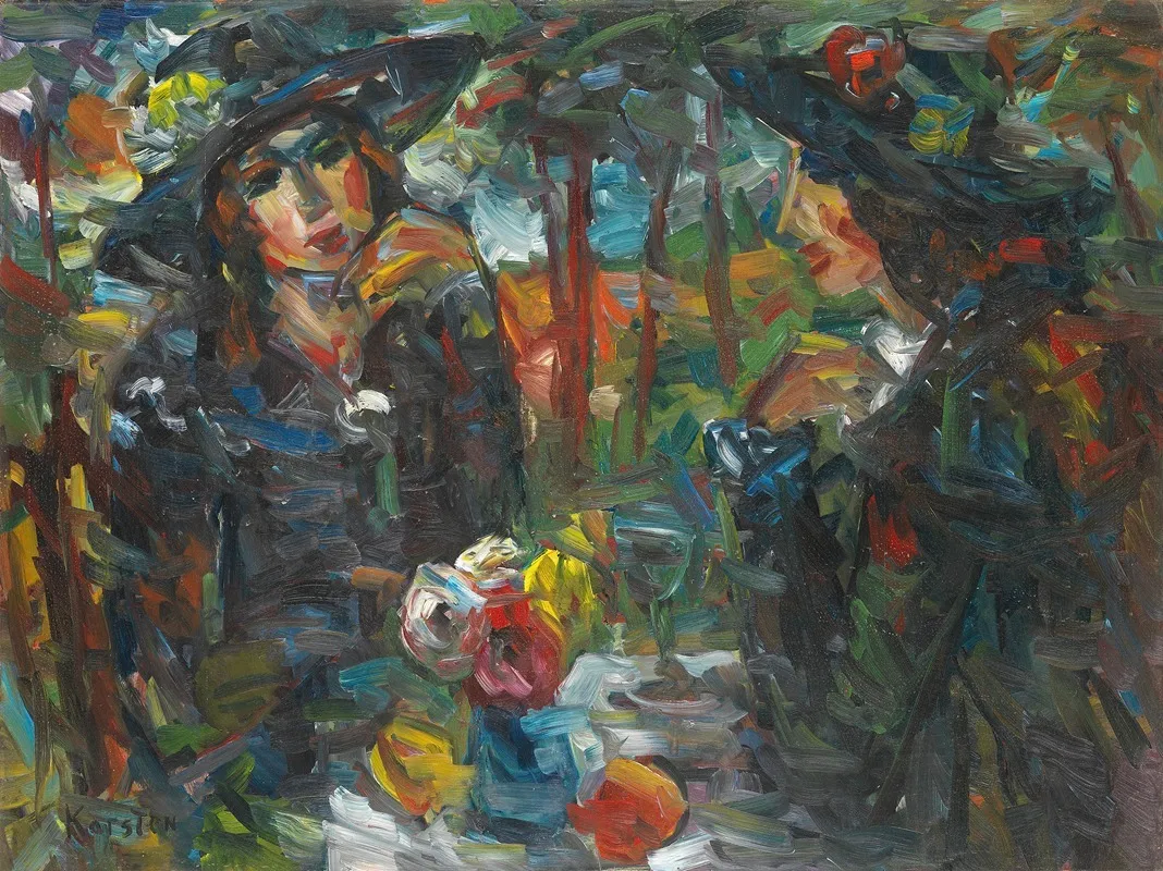Deux femmes à table (1910)