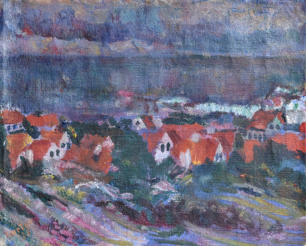 Les toits rouges, 1925