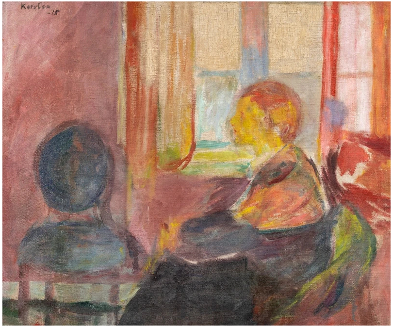 Près de la fenêtre, 1915