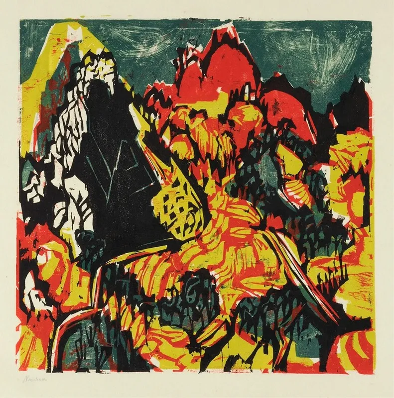 Paysage tessinois en couleurs (1925)