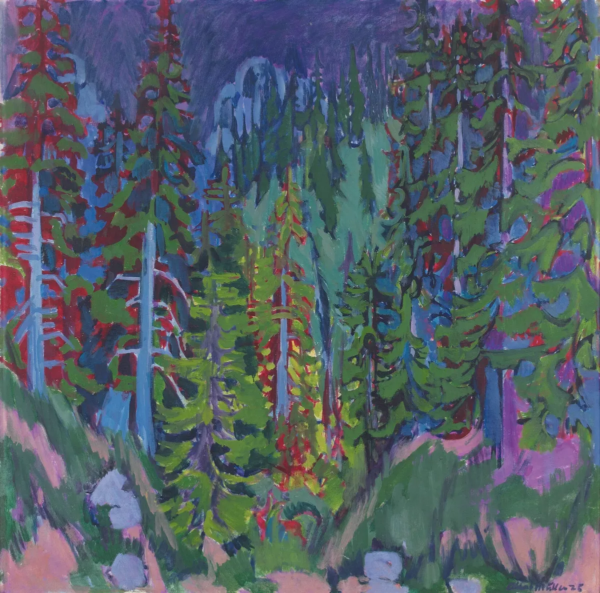 Forêt de montagne, 1925