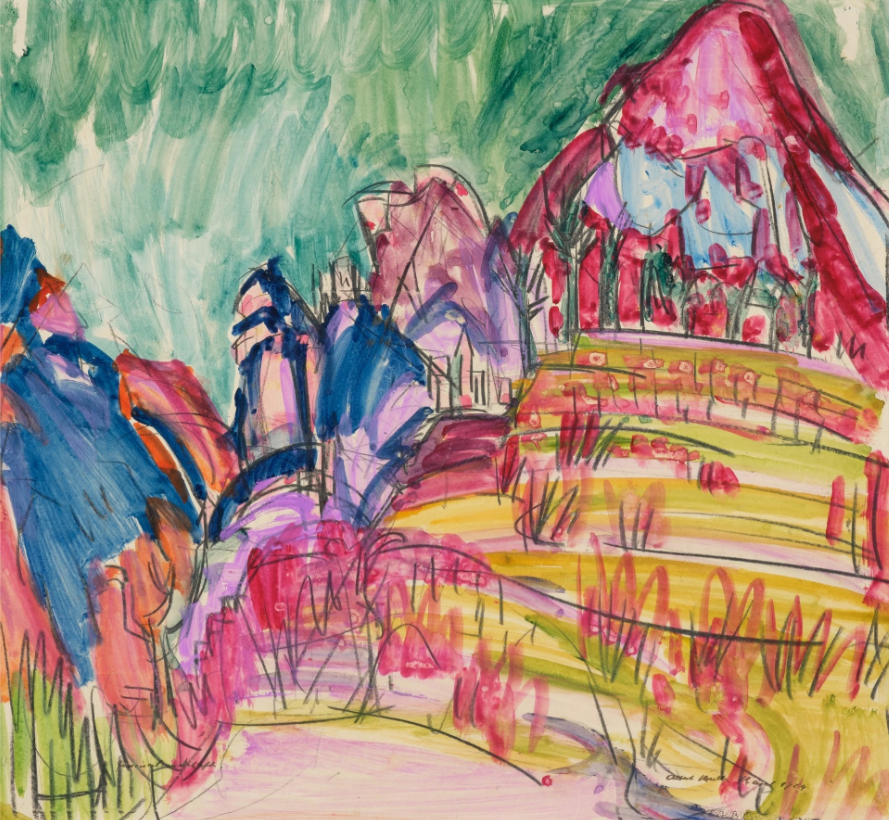 Paysage tessinois, 1924