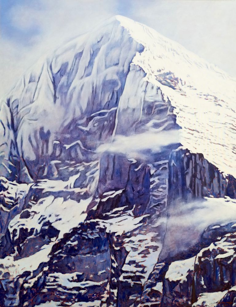 Paroi nord de l'Eiger en hiver, 2020