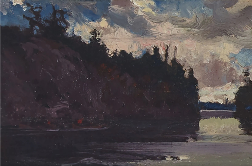 Baie géorgienne, vers 1914-1915