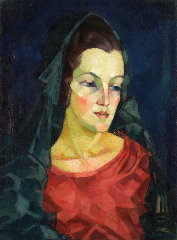 Portrait d'une femme (Ludmilla Allik) (1923)