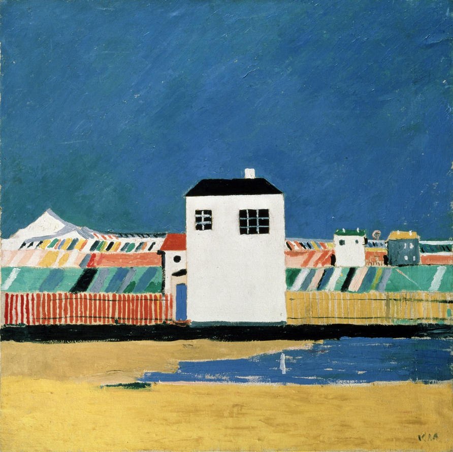 Paysage avec une maison blanche, vers 1930